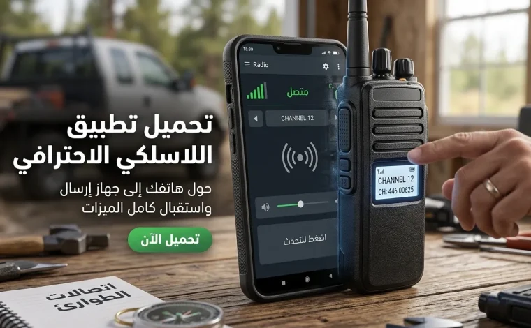 تحميل برنامج تحويل الهاتف إلى جهاز لاسلكي احترافي